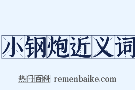 小钢炮近义词是什么意思的图片